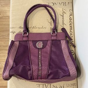 GUESS Snake Print Faux-Leather Purse